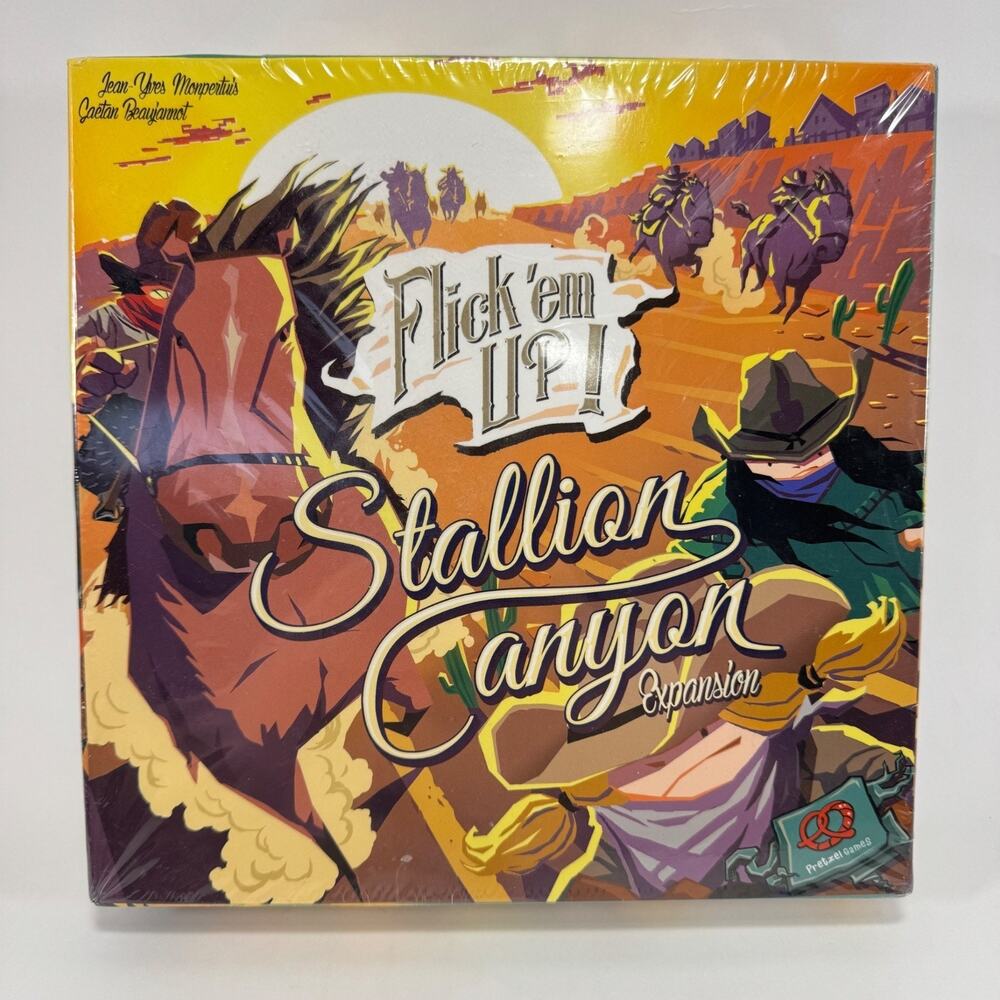 Flick 'Em Up Stallion Canyon Expansion Pretzel Games 2015 Factory Sealed NEW